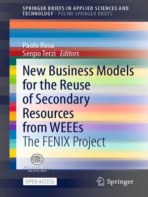 cover image of New Business Models for the Reuse of Secondary Resources from WEEEs